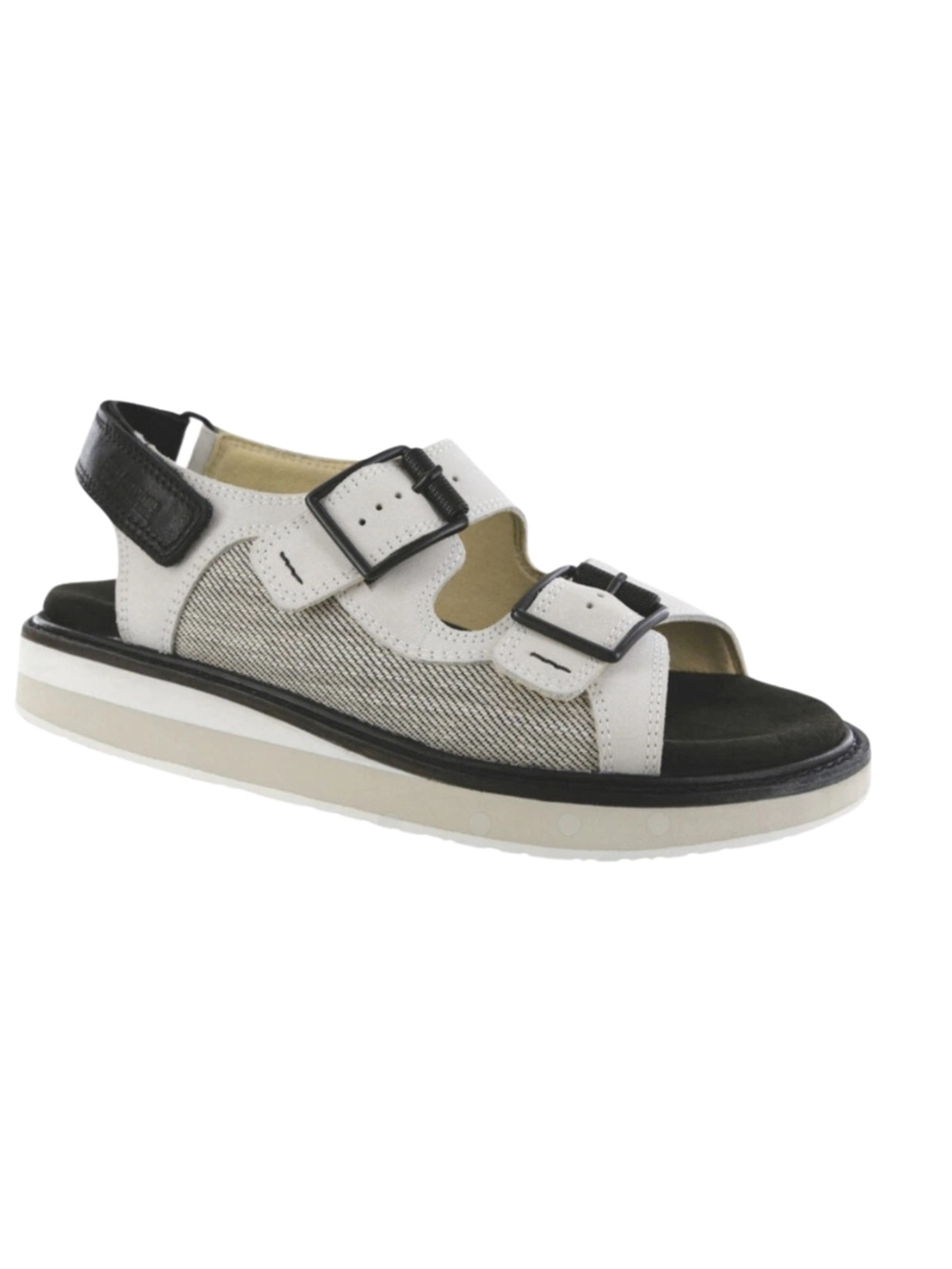 SAS Conga Heel Strap Sandals Women's 10M Sun Bleached Leather Comfort USA